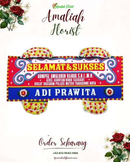 Papan Bunga Ucapan Selamat Ampari